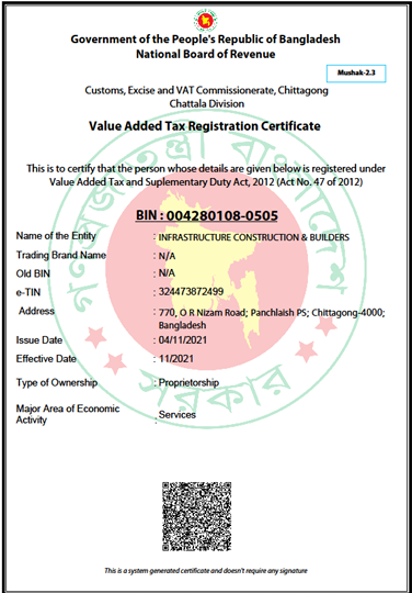 Certificate 1